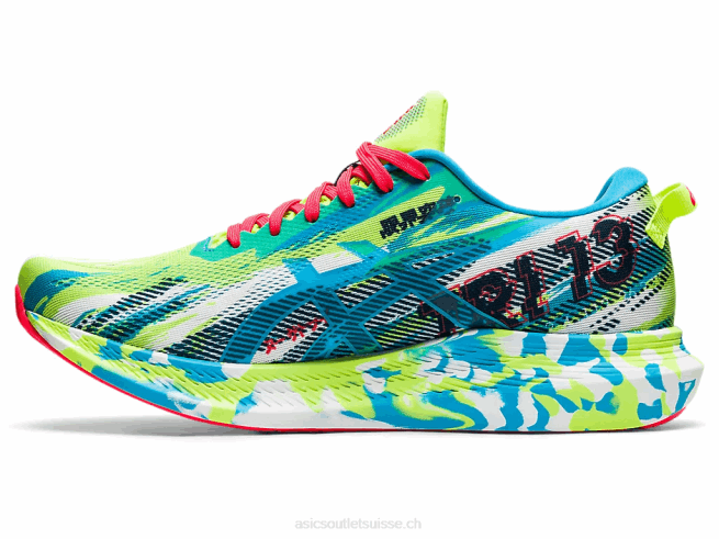 noosa tri 13 danger vert/digital aqua Asics L6N0K1908