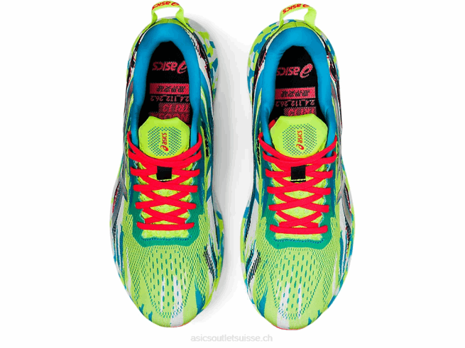 noosa tri 13 danger vert/digital aqua Asics L6N0K1908