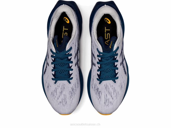 novablast 3 blanc/océan profond Asics L6N0K925