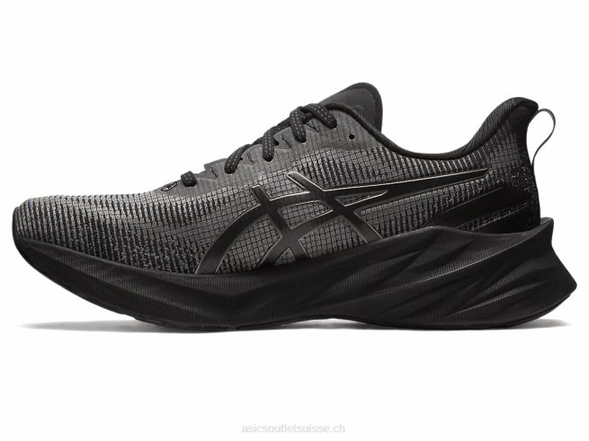 novablast 3 le noir/gris graphite Asics L6N0K182