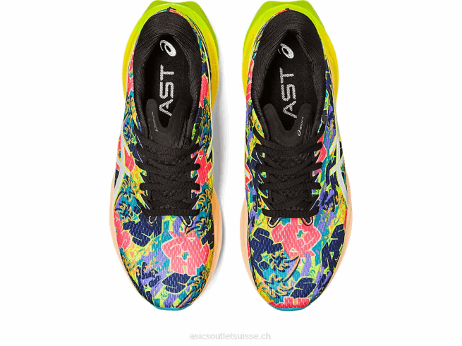 novablast 3 lite-show zeste de citron vert/spectacle léger Asics L6N0K183