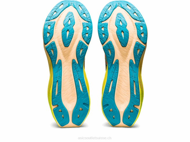 novablast 3 lite-show zeste de citron vert/spectacle léger Asics L6N0K183