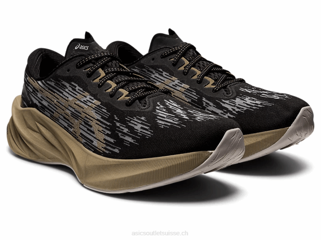 novablast 3 noir/vison Asics L6N0K1010