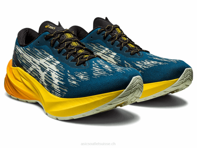 novablast 3tr bain nature/jaune doré Asics L6N0K421