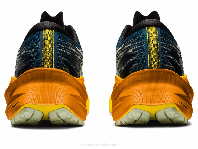 novablast 3tr bain nature/jaune doré Asics L6N0K421