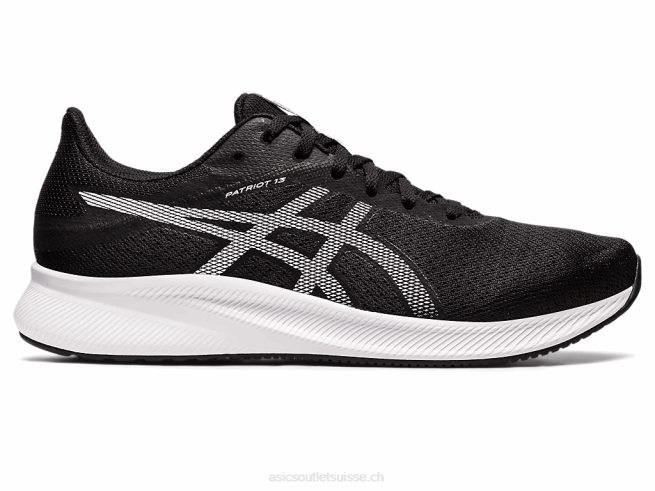patriote 13 noir blanc Asics L6N0K693