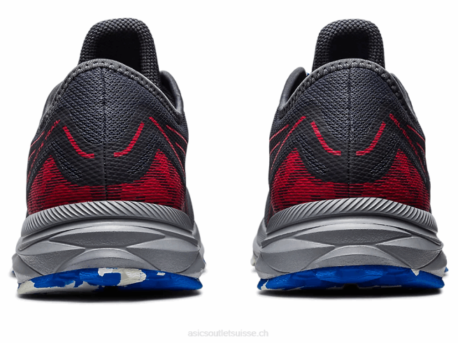 piste de gel-exciter gris porteur/rouge électrique Asics L6N0K357