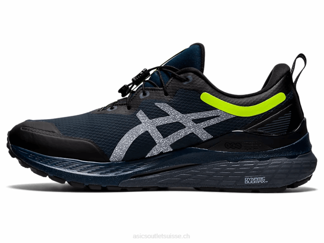 poinçon gel-kayano 28 bleu français/jaune de sécurité Asics L6N0K1640