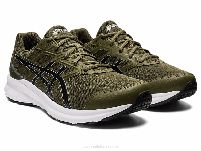 secousse 3 toile olive/noir Asics L6N0K1381