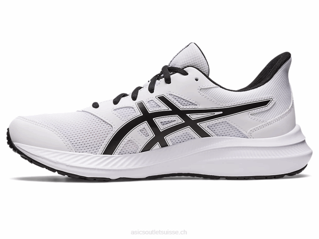 secousse 4 extra large blanc noir Asics L6N0K447
