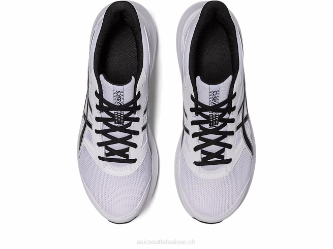 secousse 4 extra large blanc noir Asics L6N0K447