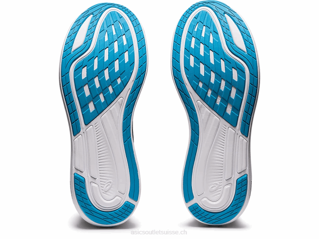 évoride 2 bleu français/vert danger Asics L6N0K1919