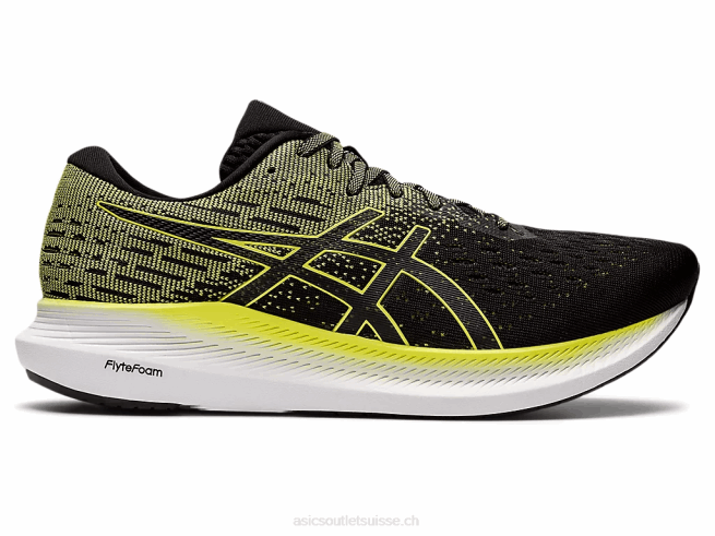 évoride 2 large noir/jaune brillant Asics L6N0K1810