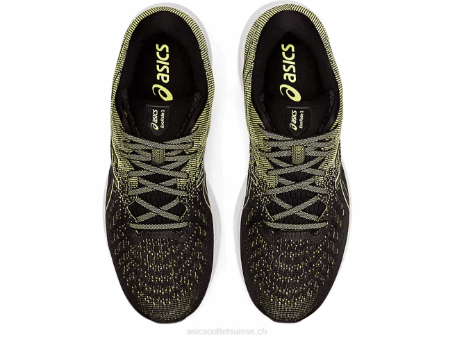 évoride 2 noir/jaune brillant Asics L6N0K1774