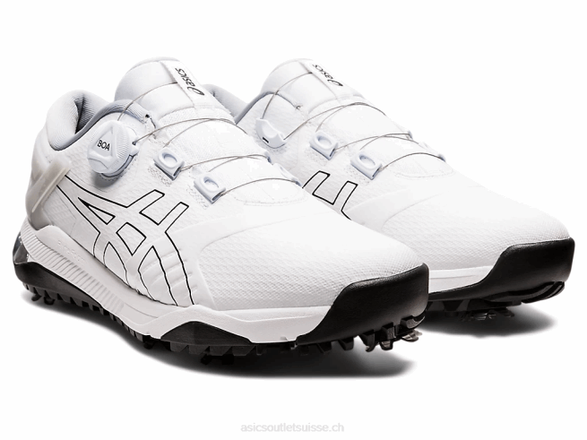 gel-cours duo boa blanc noir Asics L6N0K1571