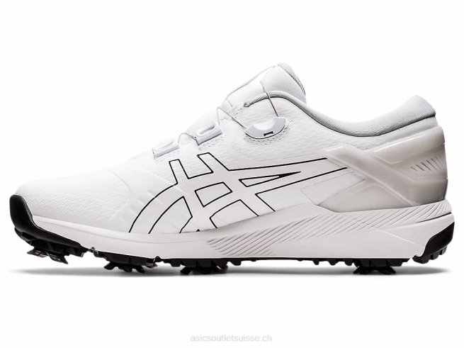 gel-cours duo boa blanc noir Asics L6N0K1571