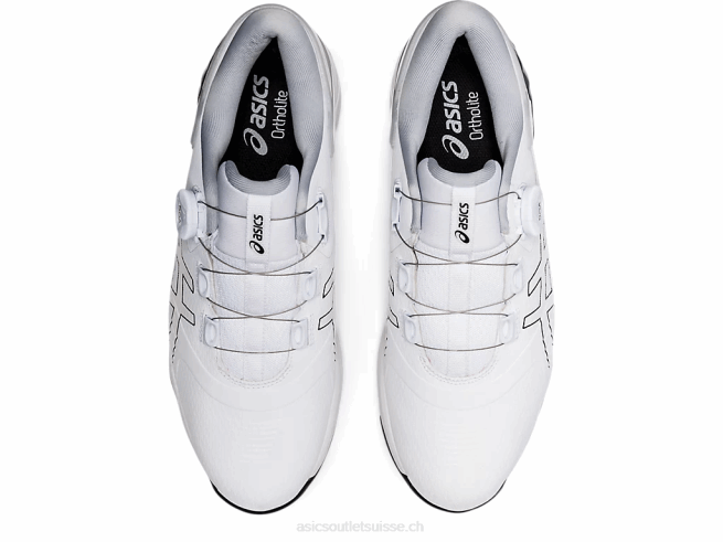 gel-cours duo boa blanc noir Asics L6N0K1571