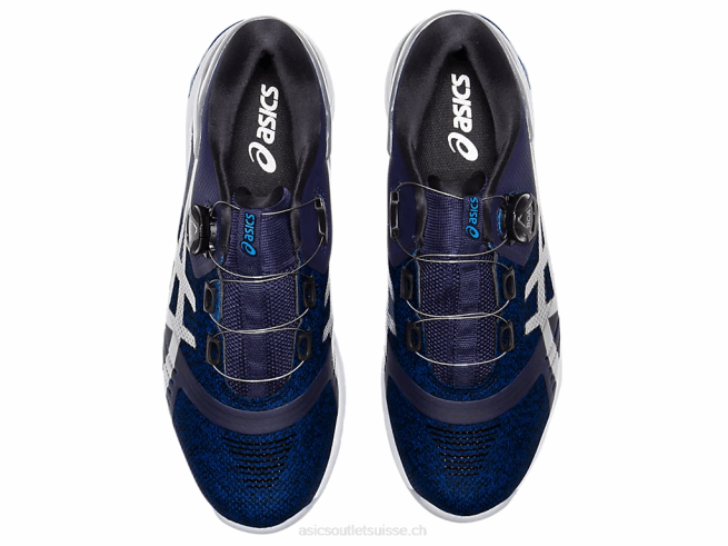 gel-cours duo boa caban/argent pur Asics L6N0K2012