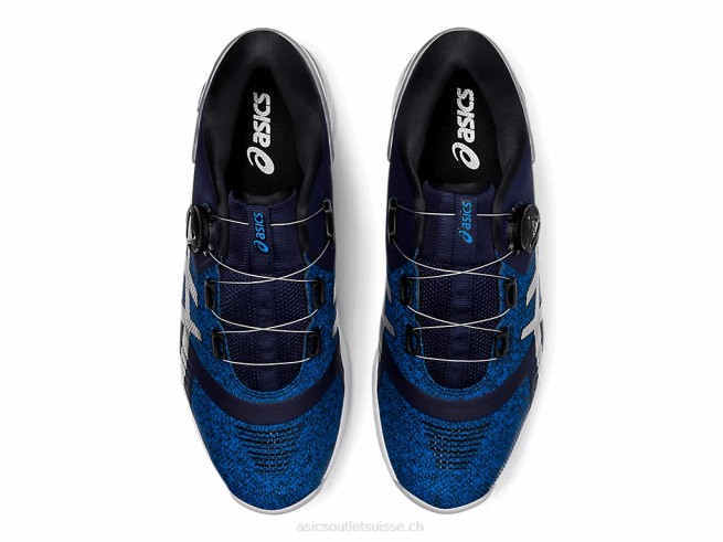 gel-cours duo boa caban/argent pur Asics L6N0K2012