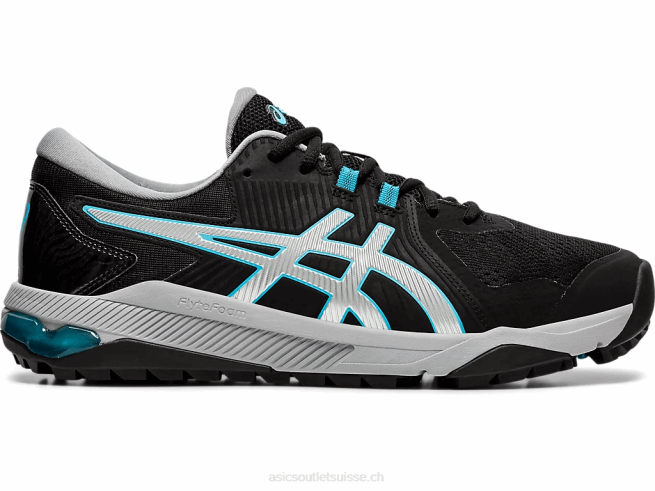 gel-course glide hommes Noir argent Asics L6N0K1992