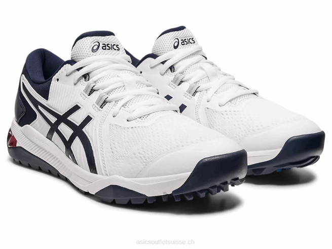 gel-course glide hommes blanc/minuit Asics L6N0K201