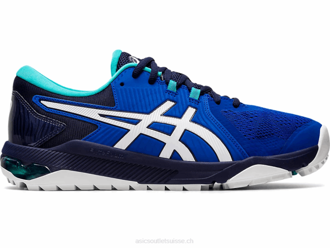 gel-course glide hommes bleu blanc Asics L6N0K1990