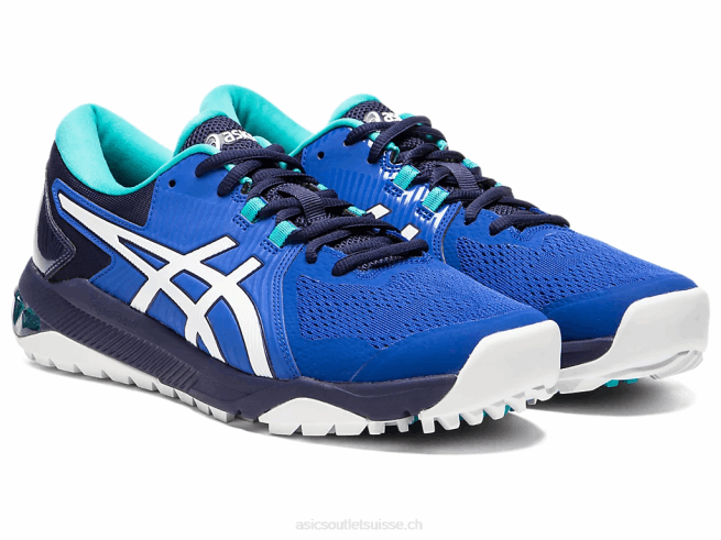 gel-course glide hommes bleu blanc Asics L6N0K1990