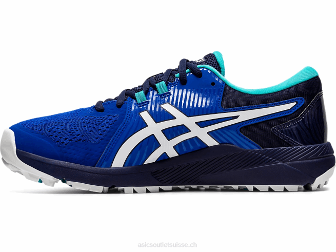 gel-course glide hommes bleu blanc Asics L6N0K1990
