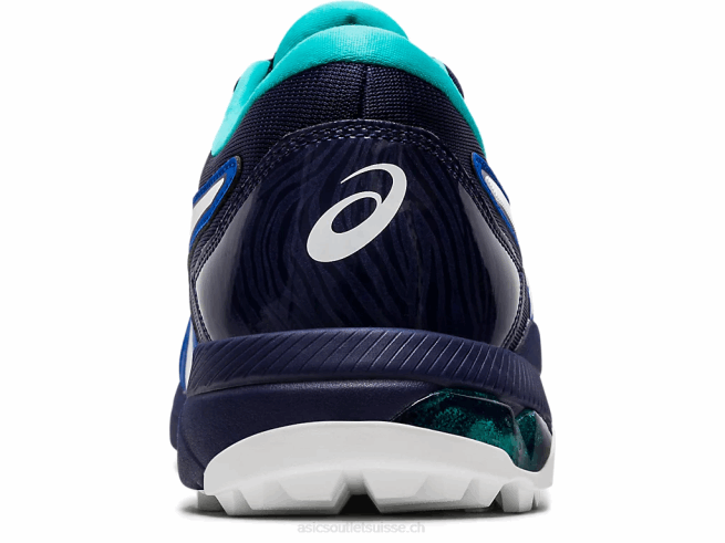 gel-course glide hommes bleu blanc Asics L6N0K1990