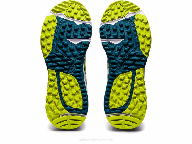 gel-kayano as blanc/chaux néon Asics L6N0K457