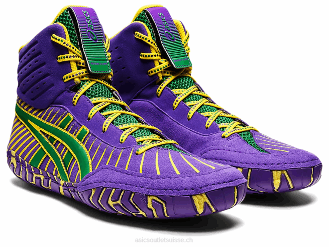 agresseur 4 azel royal/vert Asics L6N0K1454