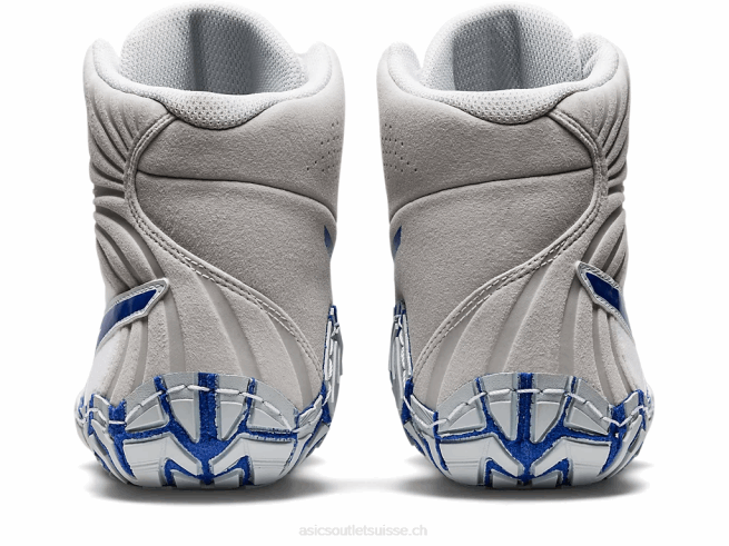 agresseur 5 blanc/bleu lapis-lazuli Asics L6N0K1096