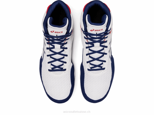 matflex 6 blanc/océan profond Asics L6N0K1141