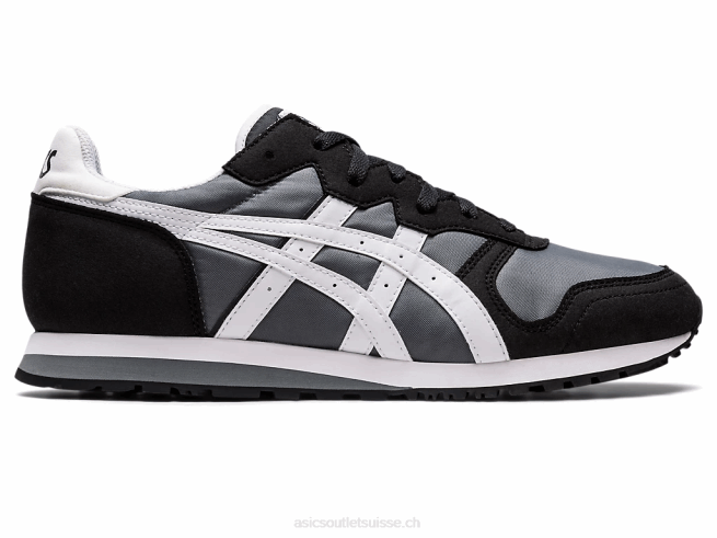 coureur d'oc gris acier/blanc Asics L6N0K1240