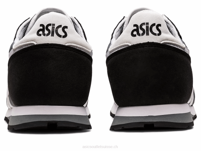 coureur d'oc gris acier/blanc Asics L6N0K1240