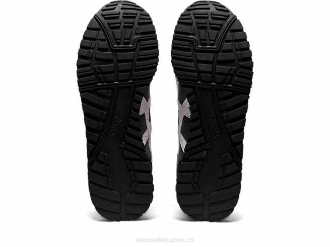 coureur d'oc gris acier/blanc Asics L6N0K1240