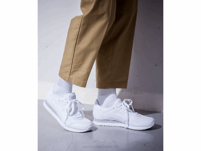 coureur de tigre blanc Asics L6N0K2104