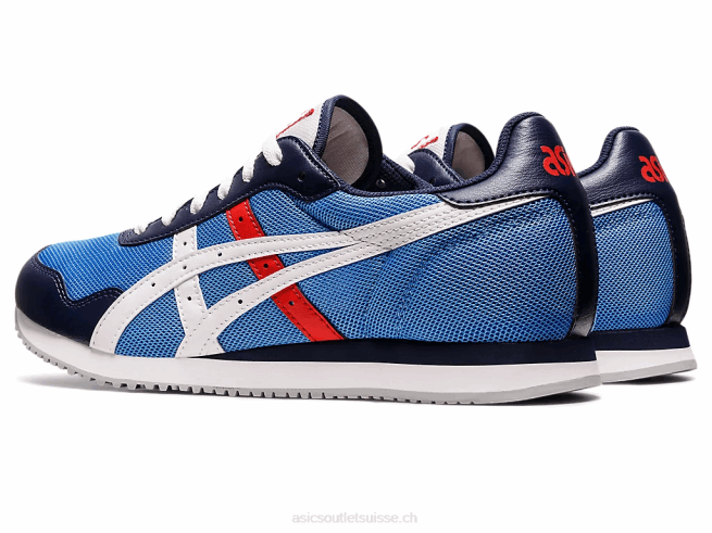 coureur de tigre côte bleue/blanche Asics L6N0K1188