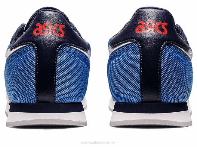 coureur de tigre côte bleue/blanche Asics L6N0K1188