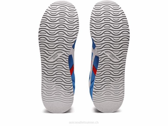 coureur de tigre côte bleue/blanche Asics L6N0K1188