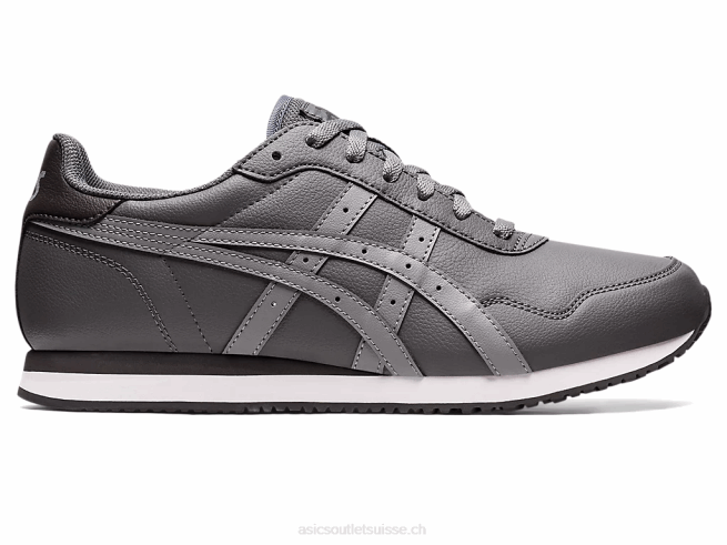 coureur de tigre gris acier/plaque de roche Asics L6N0K1189