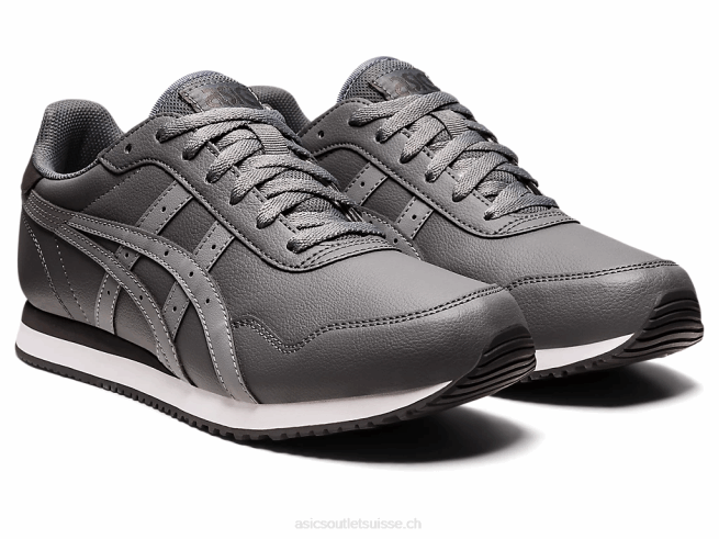 coureur de tigre gris acier/plaque de roche Asics L6N0K1189