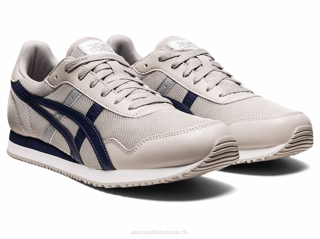 coureur de tigre gris huître/caban Asics L6N0K1125