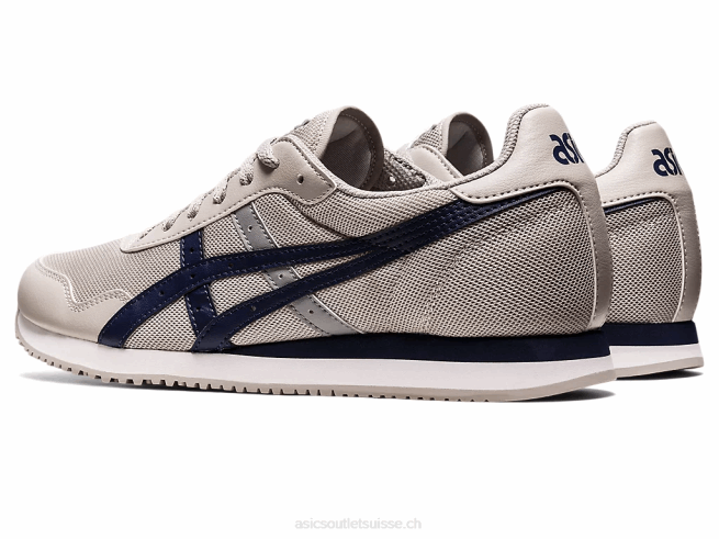 coureur de tigre gris huître/caban Asics L6N0K1125