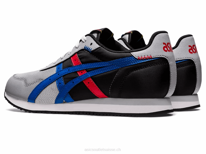 coureur de tigre gris piémont/bleu thon Asics L6N0K1234