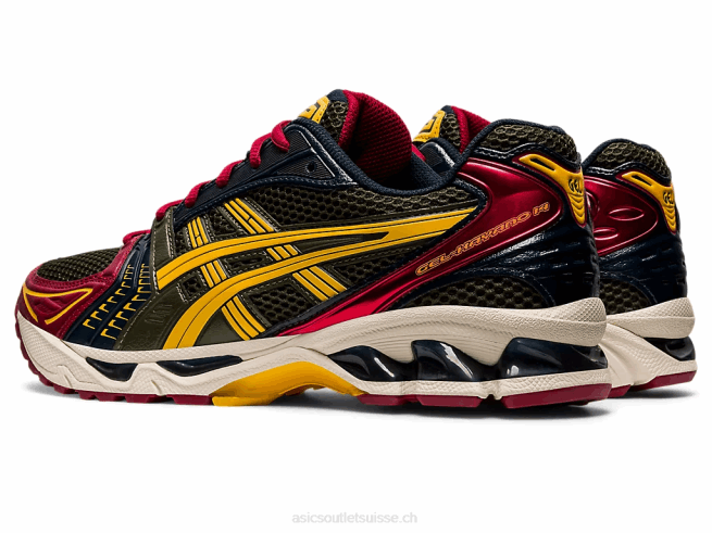 gel-kayano 14 toile olive/miel Asics L6N0K988