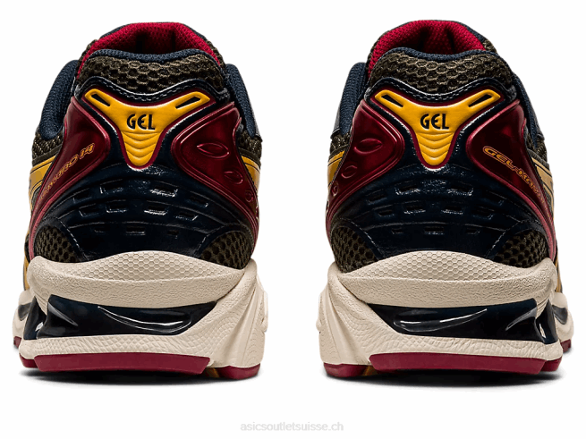 gel-kayano 14 toile olive/miel Asics L6N0K988