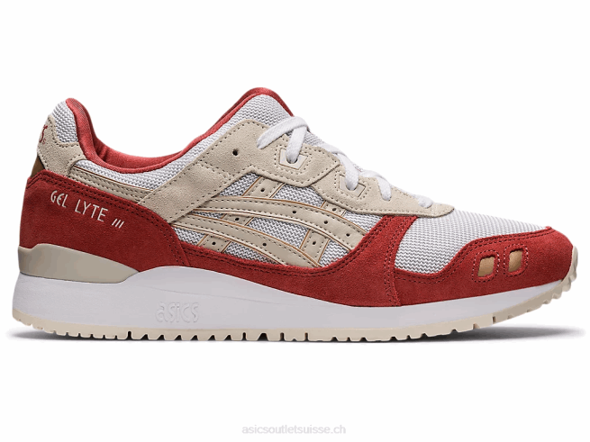 gel-lyte iii og blanc/gris fumé Asics L6N0K1124