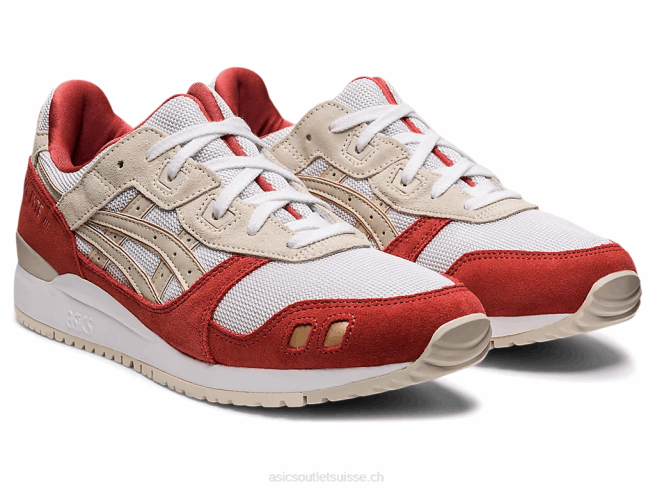 gel-lyte iii og blanc/gris fumé Asics L6N0K1124