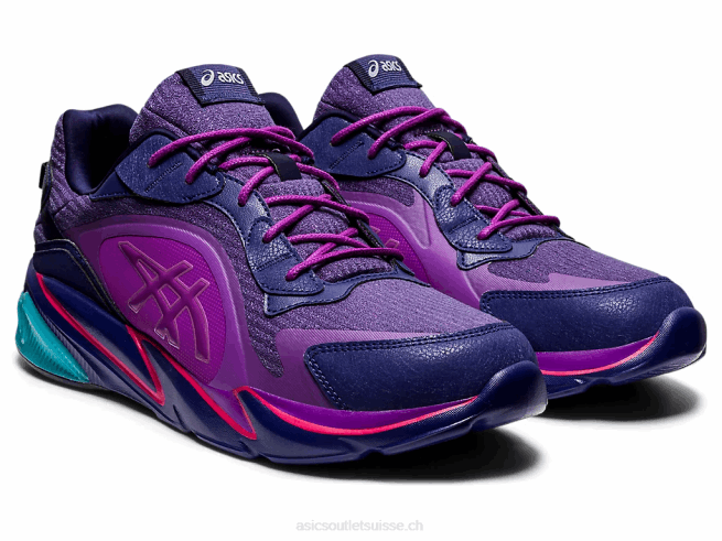 gel miqrum bleu indigo/bleu violet Asics L6N0K1652